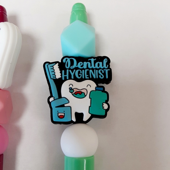 Bundle Of 5 Dental Beadable Ink Pens - Picture 3 of 7